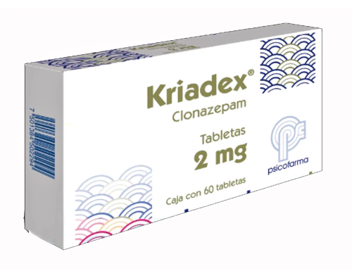 Kriadex Clonazepam 2mg
